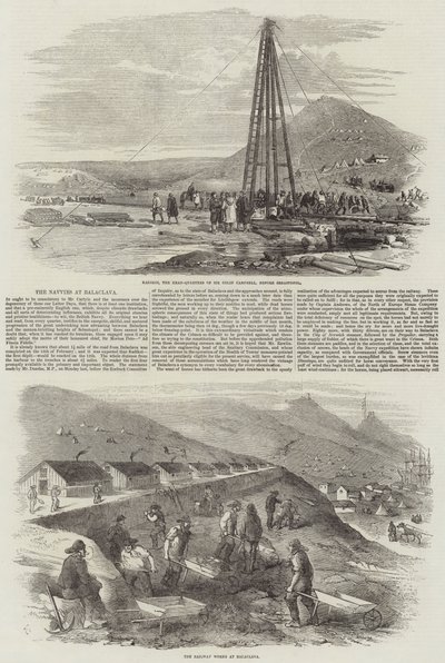 Les terrassiers à Balaclava - Robert Thomas Landells